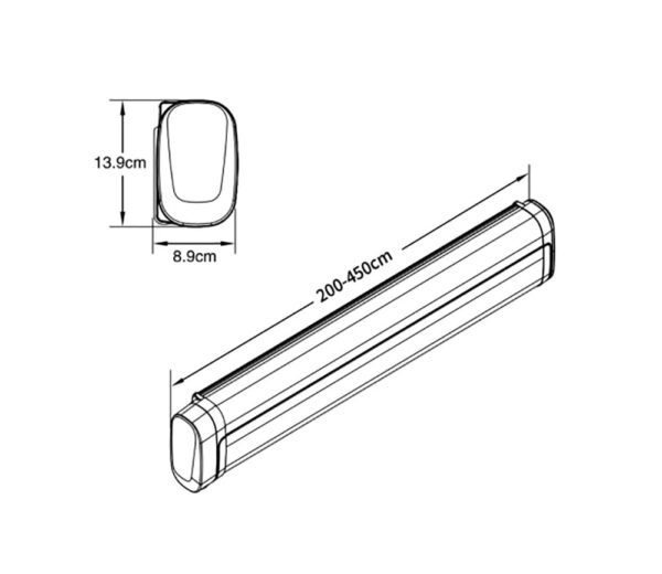 Маркиза Awnlux W5510 настенная 1