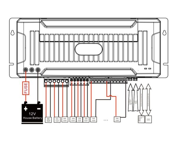 SRNE DB12 — распределительный блок 1