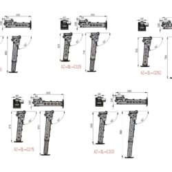 Откидные опоры Campfort Stabilizer Jack с электроприводом 1