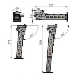 Фото &mdash; Откидные опоры Campfort Stabilizer Jack с электроприводом 3