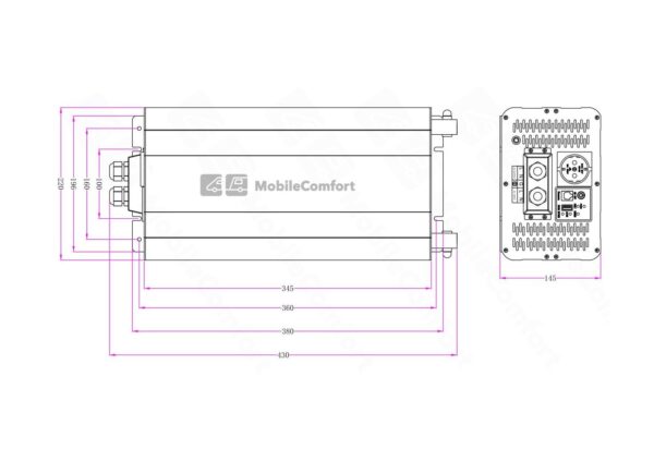 Mobile Comfort S — инвертор, MPPT контроллер и зарядное устройство 1